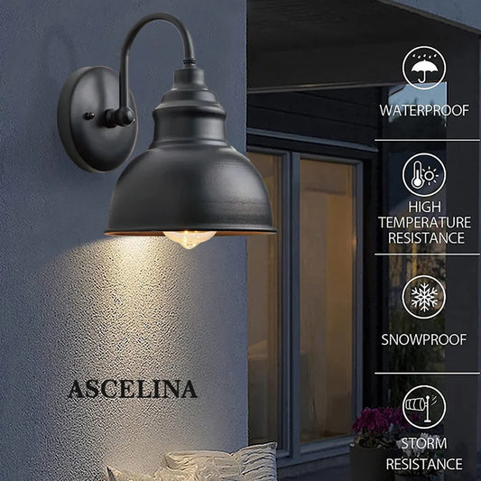 Retro Waterproof Outdoor Wall Sconce Lamp