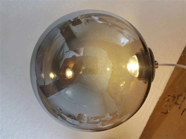 Modern Glass Ball LED Pendant Lamps Nordic Fashion Kitchen