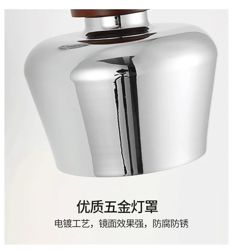 Retro Rotatable Wooden Wall Sconce Light