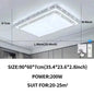 LustreGlow Simple LED Ceiling Chandelier