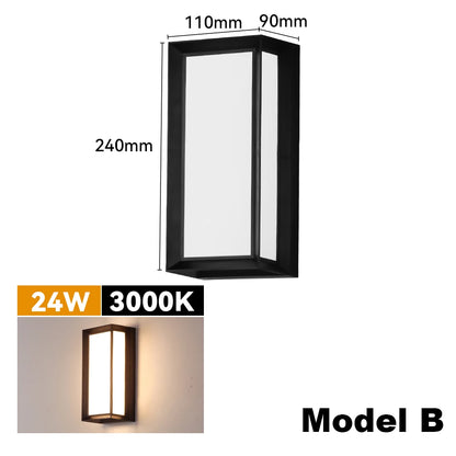 Waterproof LED Wall Sconce - 24W
