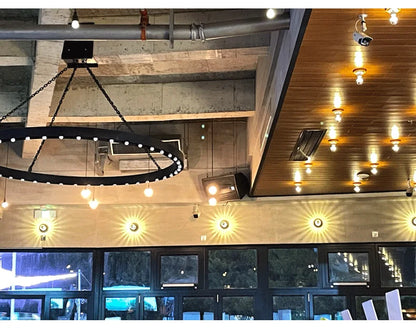 Elegant LED Glass Wall Sconce for Modern Spaces