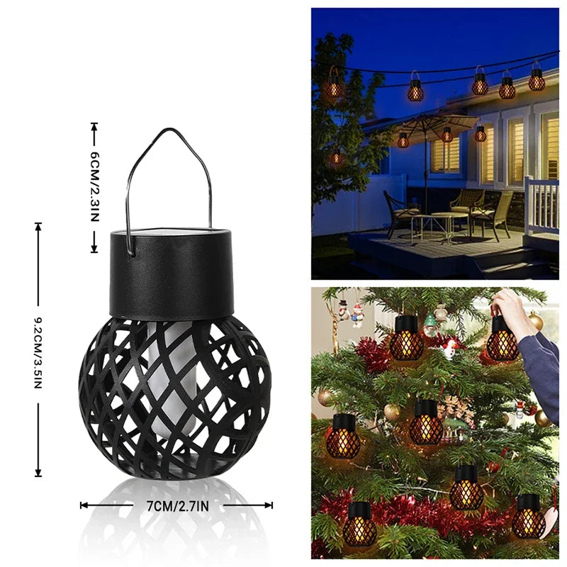 Flame Lantern Solar Fairy Light