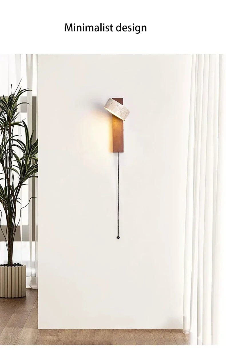 Stone Sconce Rotatable