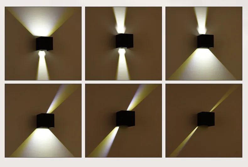 Cube Up-Down Outdoor Sconce