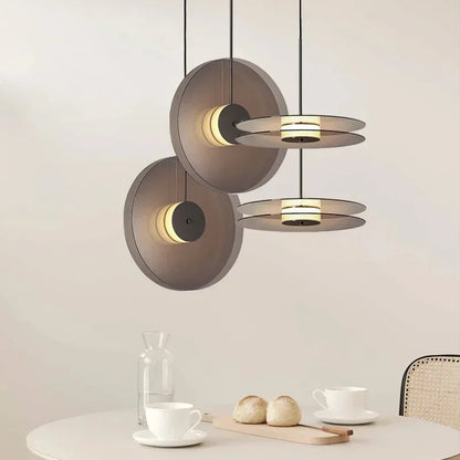 xiuxiu Modern minimalist circular pendant lights