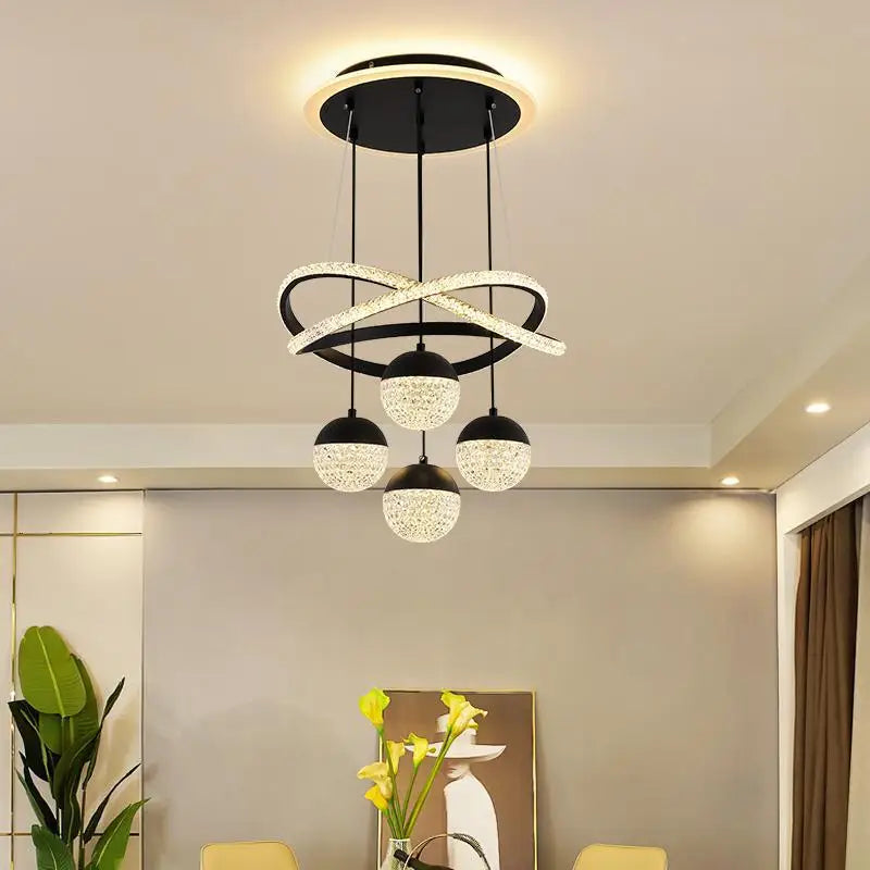 Art Deco LED Chandelier