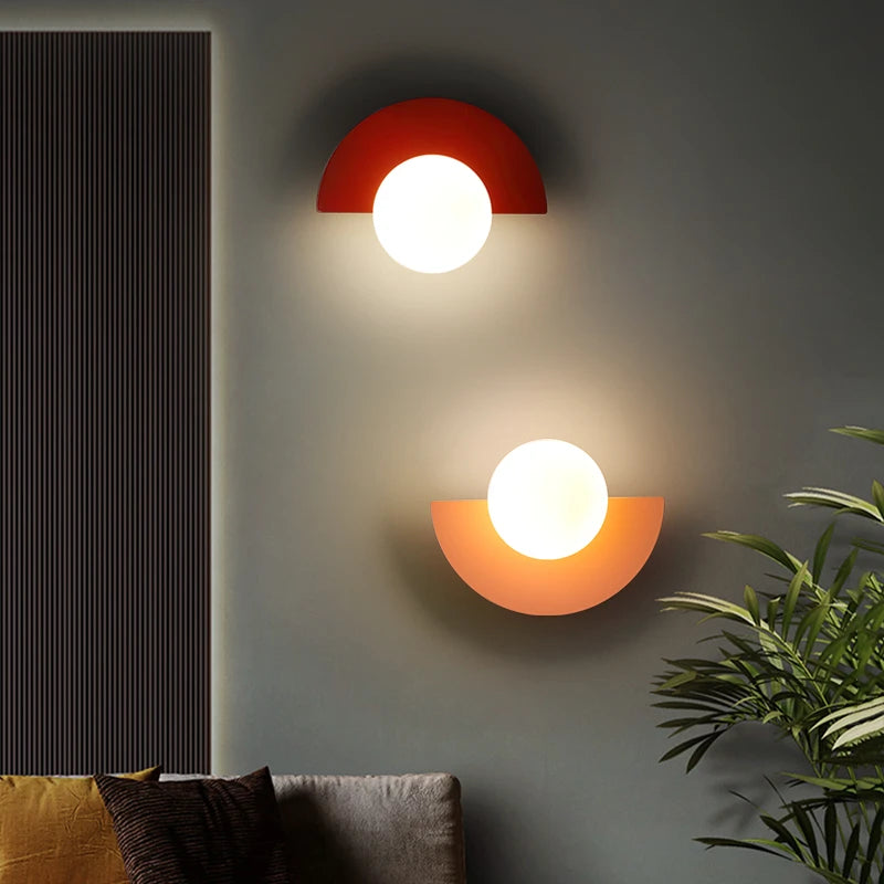 Colorful Ball Wall Sconce