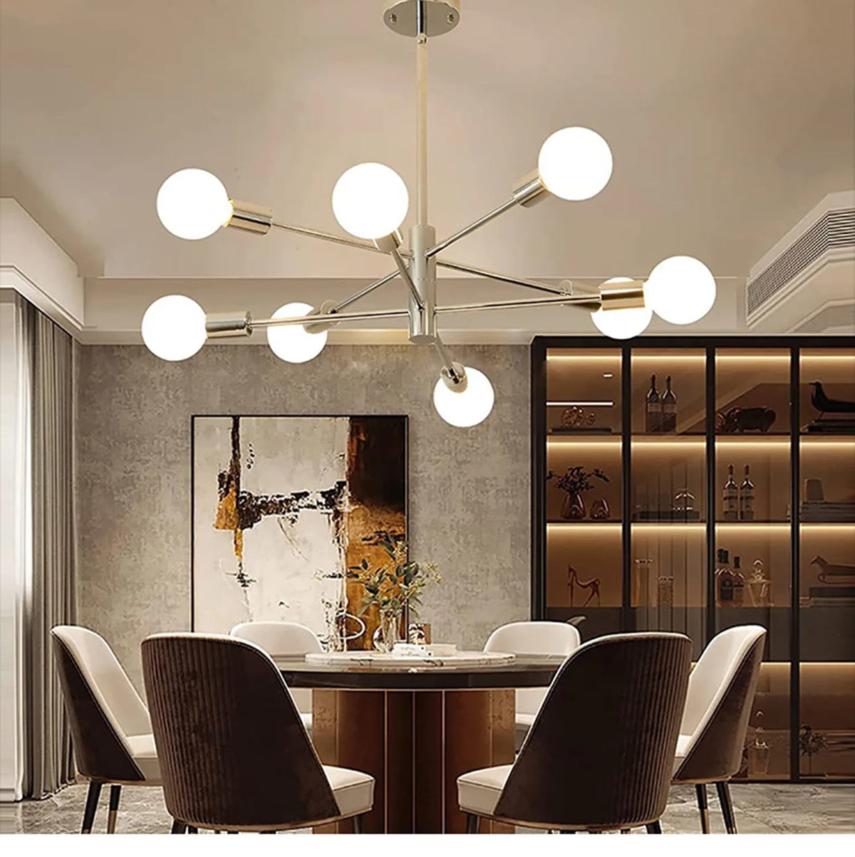 Modern Multi-Arm Chandelier