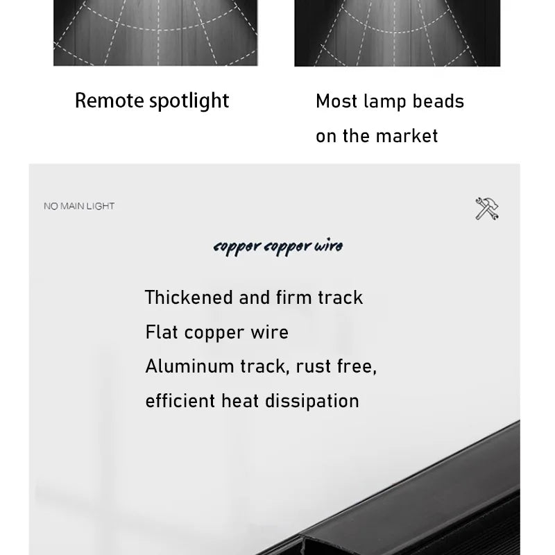 MagnaGlow Ceiling Track Light System