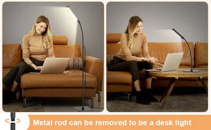 LED Floor Lamp for Living Room Stepless Adjustable