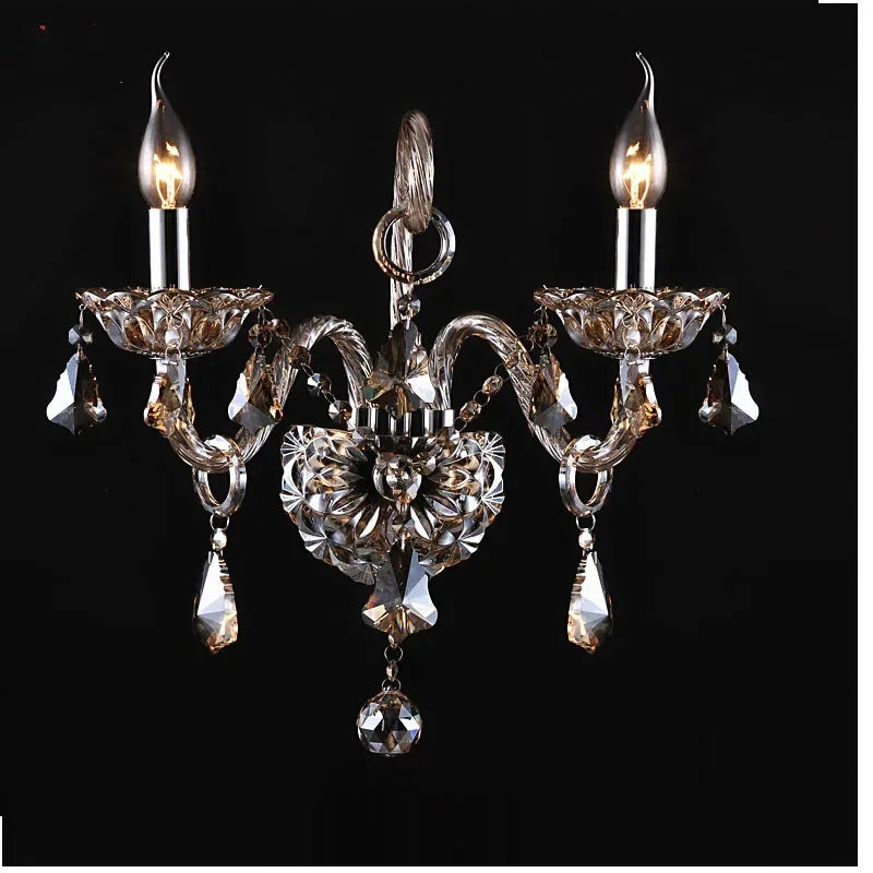 Elegance Crystal Wall Sconce - European Bedroom Light