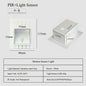 Frameless LED Stair Lamps with Motion Sensor