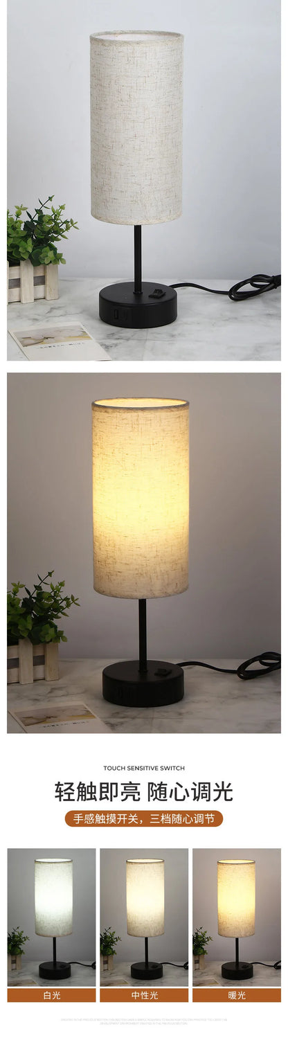 LumaTouch USB Dimmable Bedside Desk Lamp