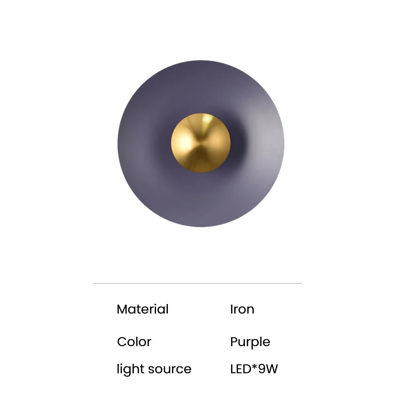 ChicGlow LED Wall Lamp: Modern Indoor Elegance