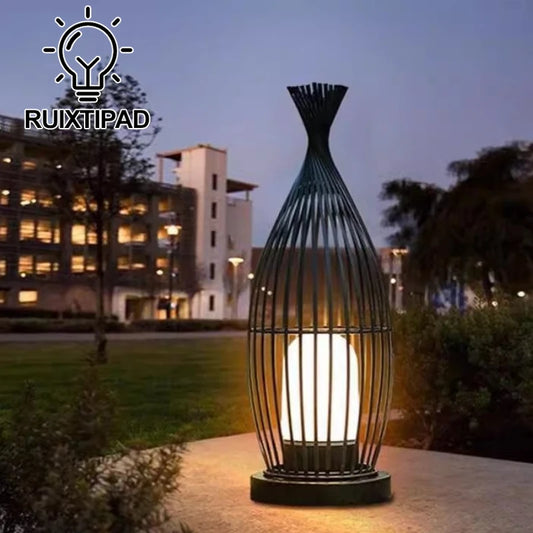 AquaGlow Outdoor Floor Lamp