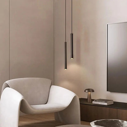 Black LED Cord Pendant