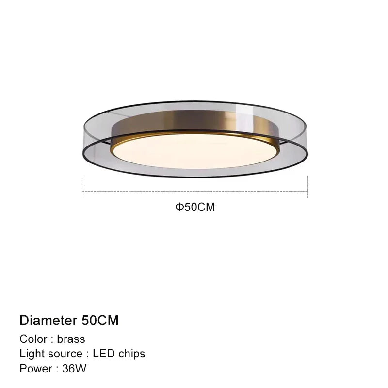 Nordic Gauze Ring Ceiling Light