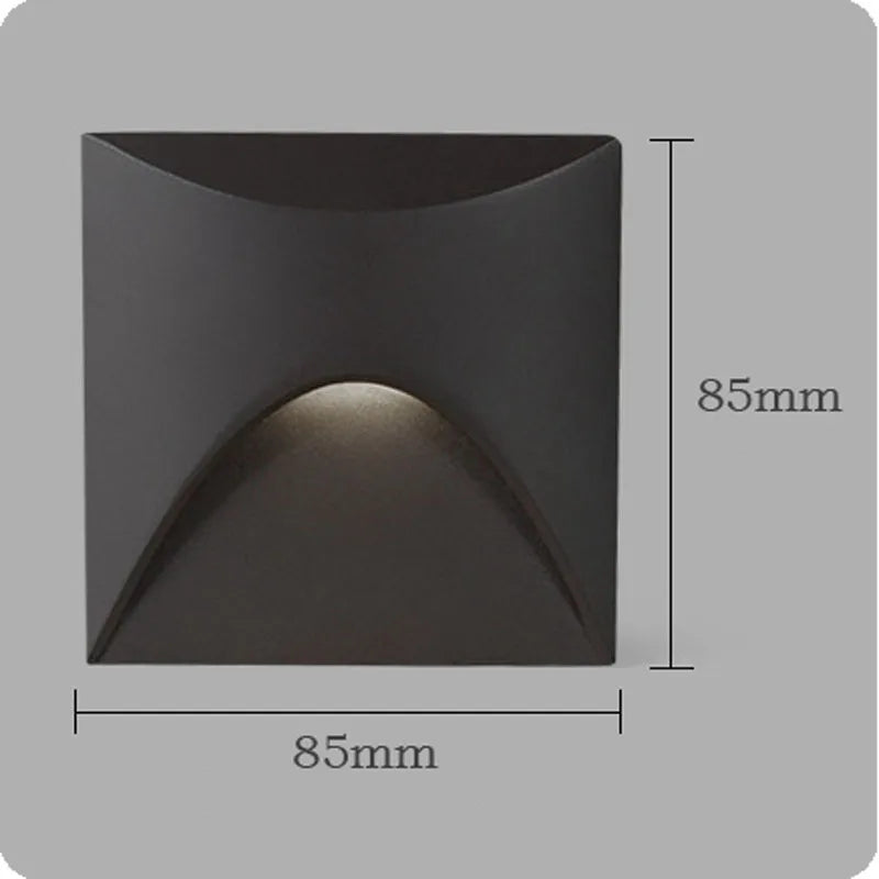 GlowGuard 3W LED Recessed Wall Light