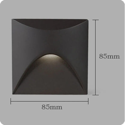 GlowGuard 3W LED Recessed Wall Light