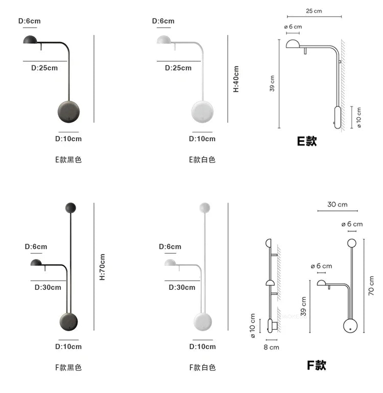 Nordic Black Wall Sconce