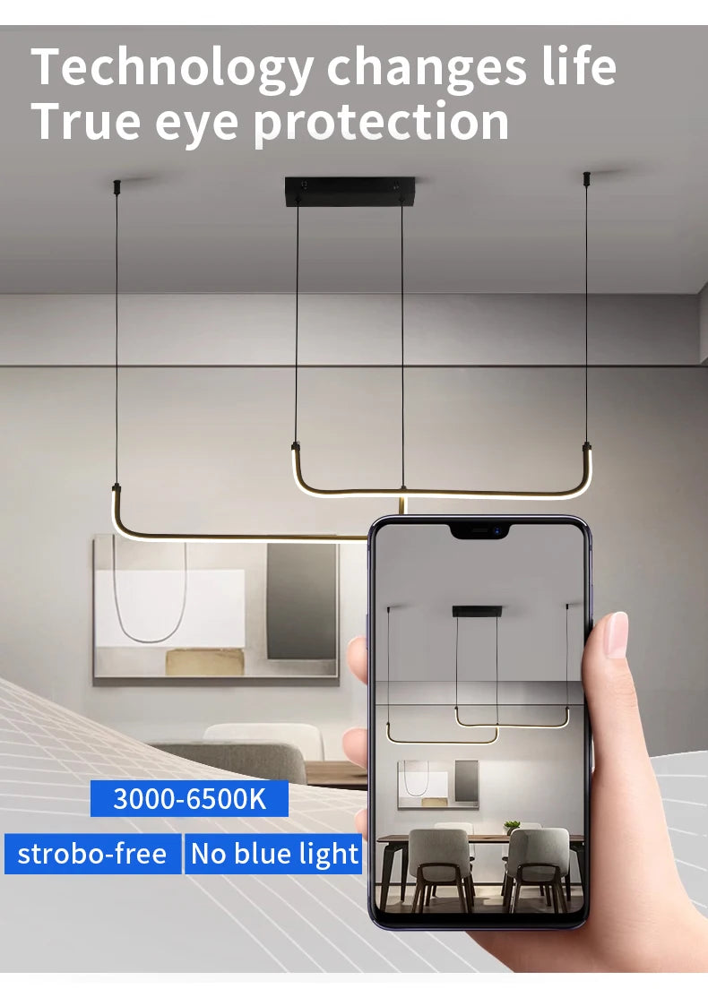 Aluminum LED Chandelier