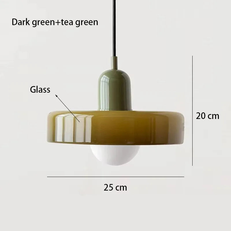Nordic Retro Glass Pendant