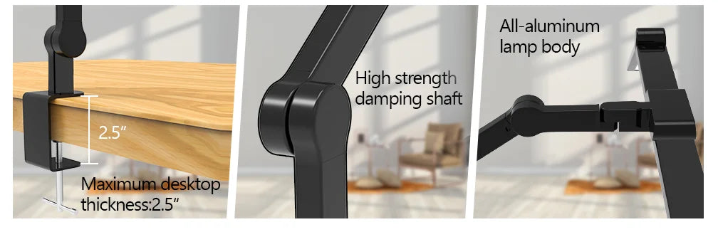 BrightClamp Architect LED Desk Lamp