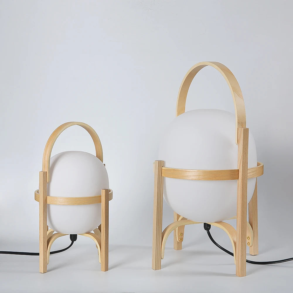 Modern Wood LED Table Lamp - Simple & Stylish