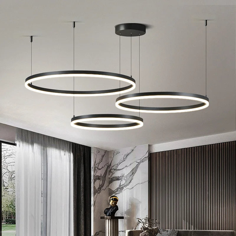 LED Ring Chandelier