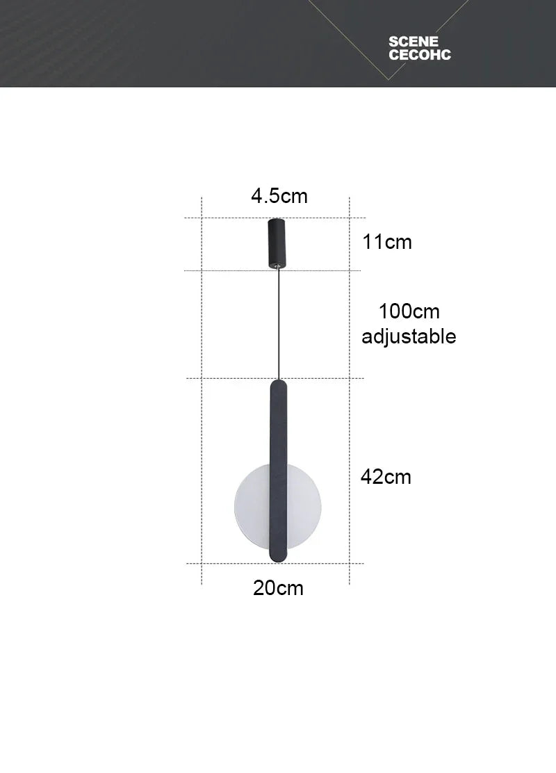 Modern Glow LED Pendant Chandelier for Home Decor