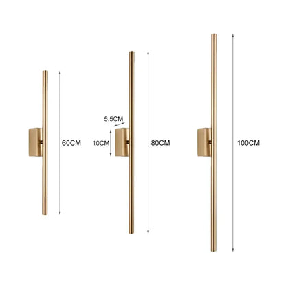 Black Nordic LED Sconce