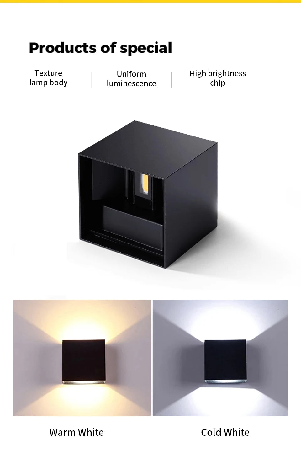 GlowSphere LED Wall Light - Indoor & Outdoor Decor