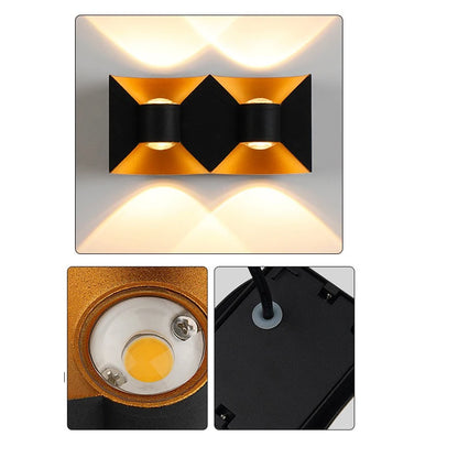 AluGlow Waterproof LED Porch Wall Sconce