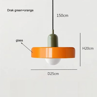 Nordic Retro Glass Pendant