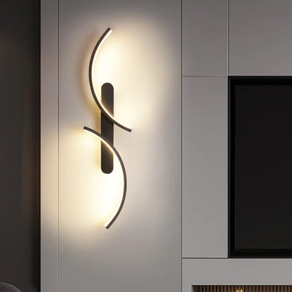 Sleek C-Shape LED Wall Lamp - Modern Minimalist Design