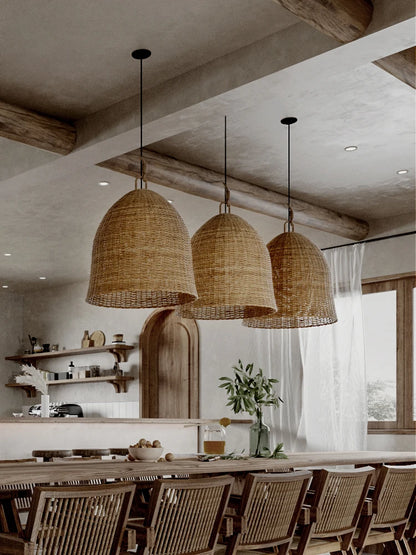 Rattan Chandelier