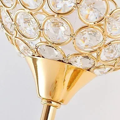 Golden Crystal LED Sconce Wall Light Decor