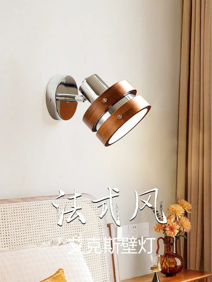 Retro Walnut Wall Sconces