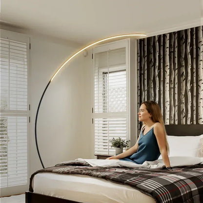 Nordic LED Corner Light Arc RGB Floor Lamps