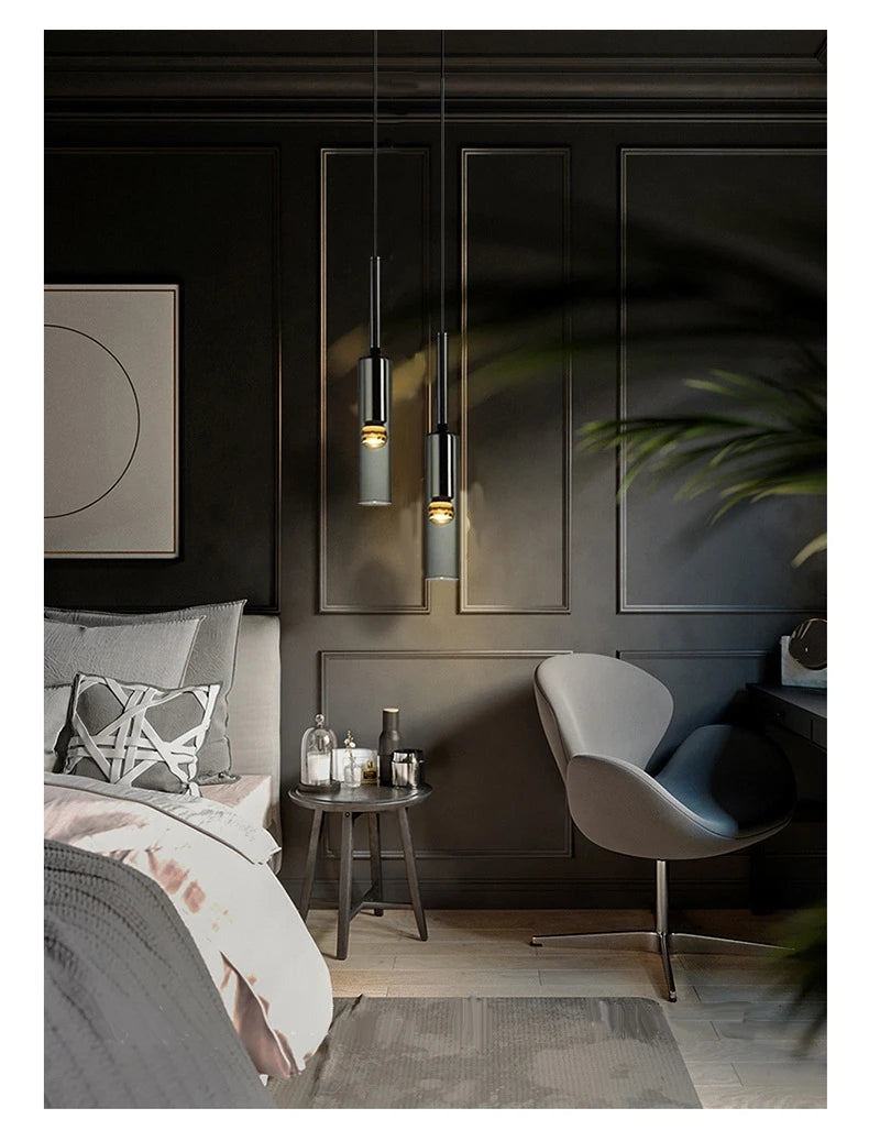 Nordic Ceiling Glass LED Pendant Lamp Chandelier