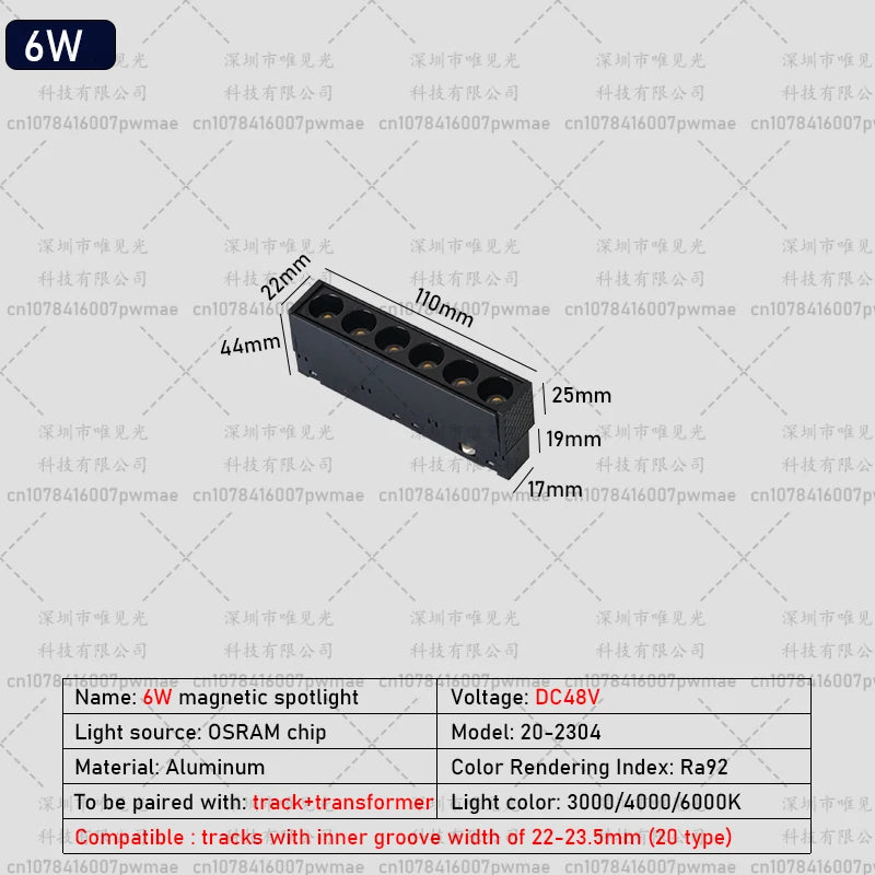 MagnaGlow Ceiling Track Light System