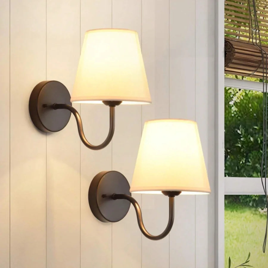 Fabric Shade Wall Sconce