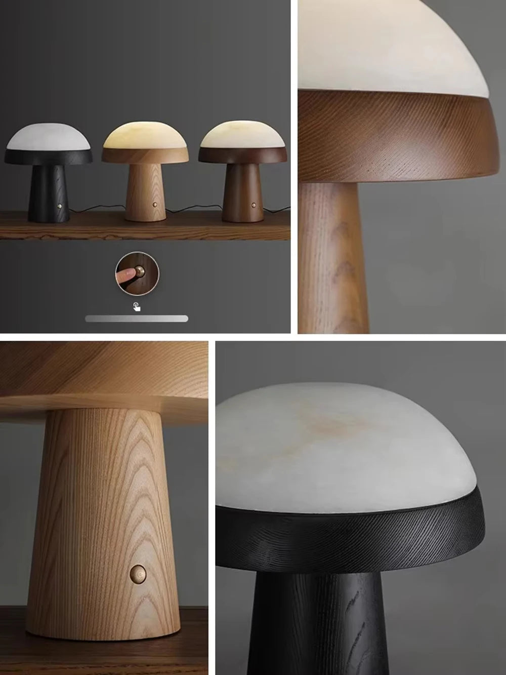 WoodMarb Glow: Sleek LED Desk Lamp