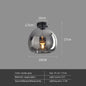 Nordic Glass Ceiling Lamp
