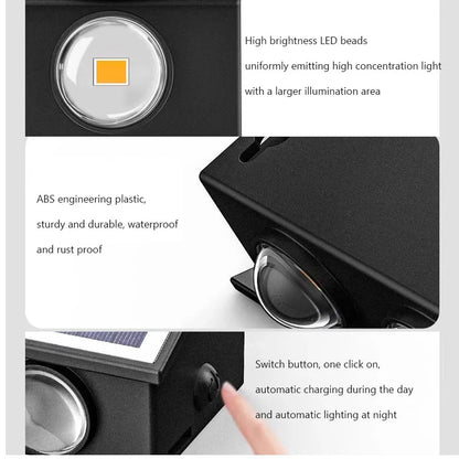 SolarGlow Dual LED Floodlight for Outdoor Spaces