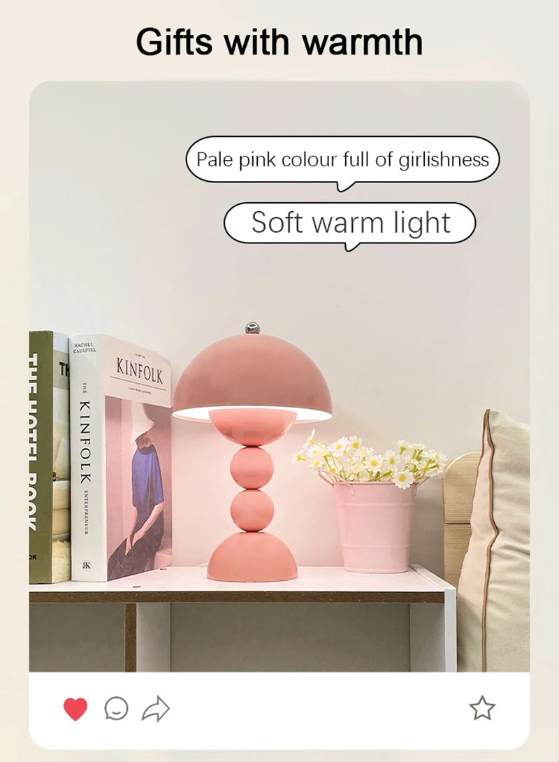 Nordic Glow Dimmable LED Table Lamp - Home Decor