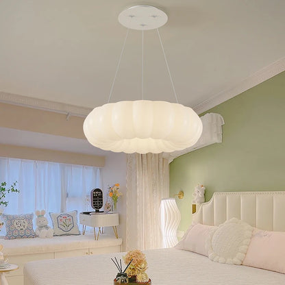 Nordic Glow Round LED Ceiling Lamp for Kids' Rooms