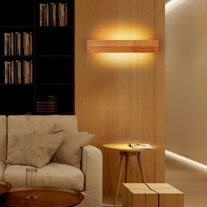 Wooden Glow Sconce for Modern Decor