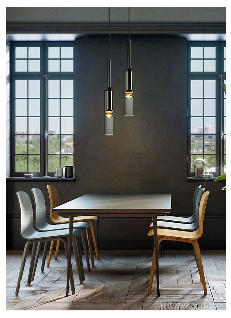 Nordic Ceiling Glass LED Pendant Lamp Chandelier